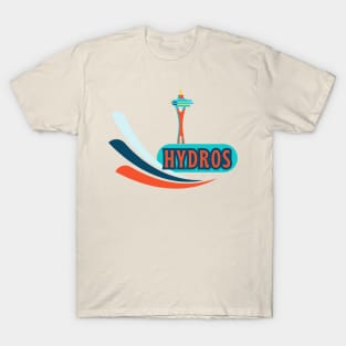 Hydroplanes and Space Needle. Seattle Summer Style T-Shirt